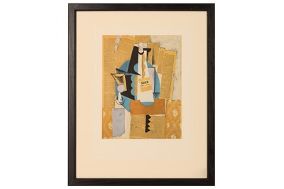 Lot 221 - AFTER PABLO PICASSO Guitar, spring 1913; Table...