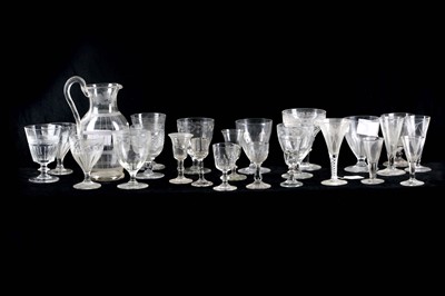 Lot 481 - A selection of drinking glasses (some...