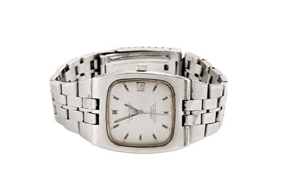 Lot 609 - OMEGA. A MEN'S STAINLESS STEEL AUTOMATIC...
