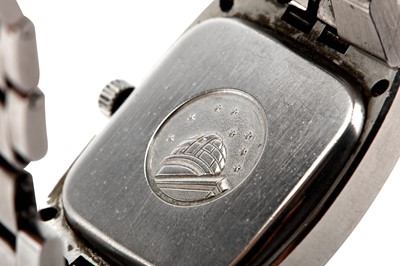 Lot 609 - OMEGA. A MEN'S STAINLESS STEEL AUTOMATIC...