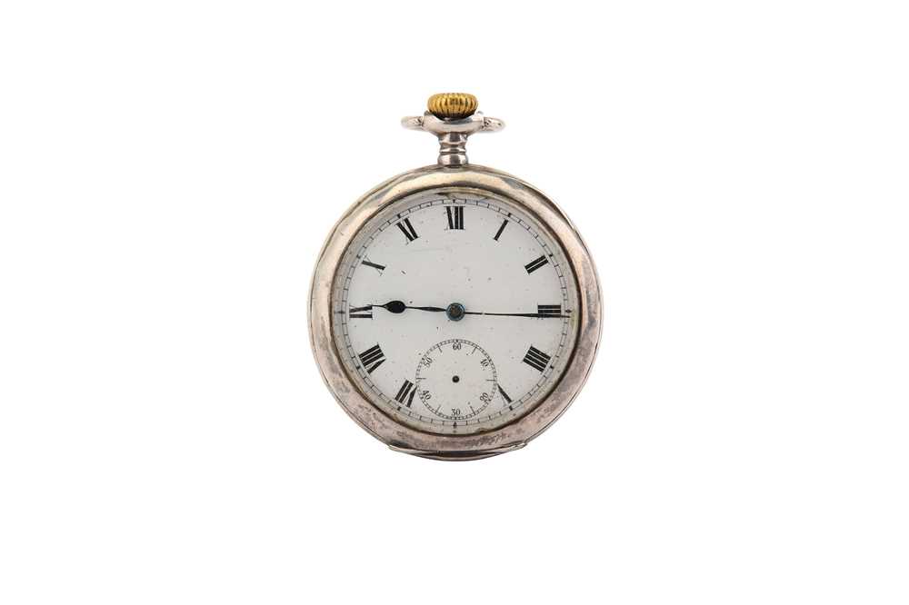 Lot 620 - OMEGA. A SILVER OPEN FACE POCKET WATCH Date:...