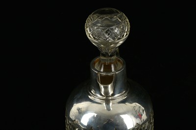 Lot 579 - An Edwardian cut glass claret jug, of...