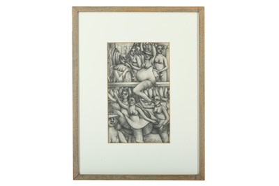 Lot 23 - MAURICE SUMRAY (1920-2004) Revellers signed...