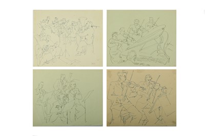 Lot 53 - PETER SAMUELSON (1912-1996) Sketches of...