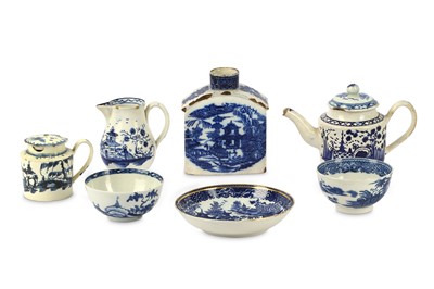 Lot 461 - A group of 18th Century and later English blue...