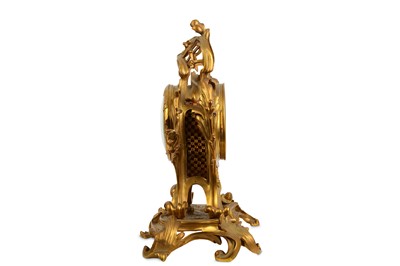 Lot 339 - A LATE 19TH CENTURY FRENCH GILT BRONZE ROCOCO...