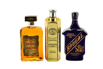 Lot 480 - A Selection of 3 Spirits 1 Bottle of Disarano...