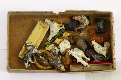 Lot 688 - A large collection of lead farm animals,...