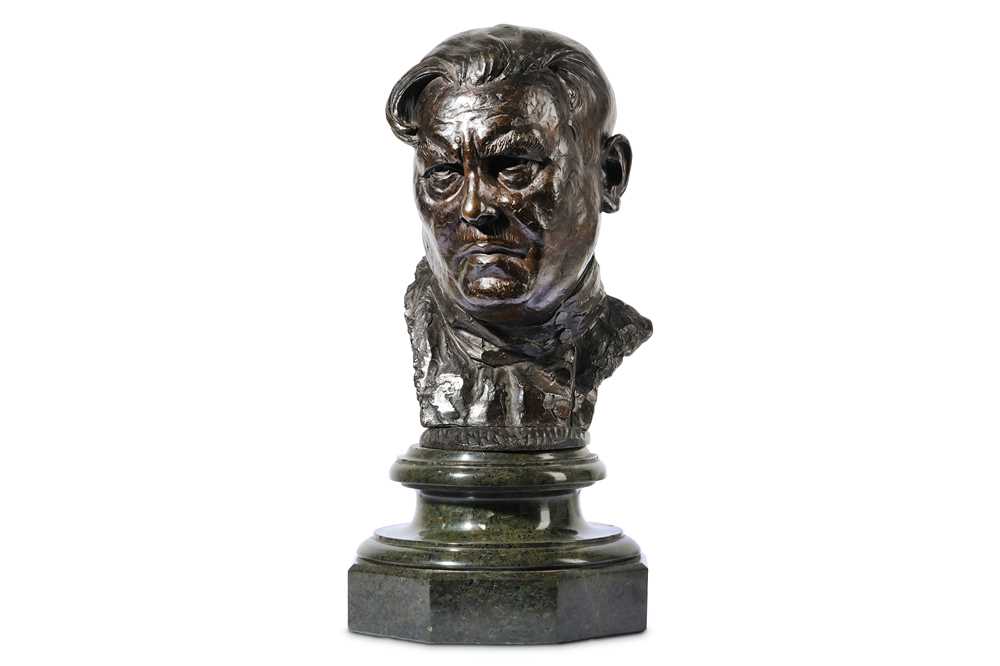 Lot 113 - BARNEY SEALE (BRITISH, 1896-1957): A BRONZE...