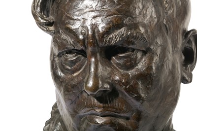 Lot 113 - BARNEY SEALE (BRITISH, 1896-1957): A BRONZE...