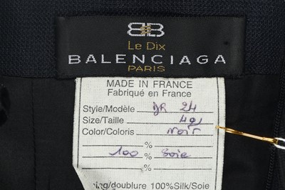 Lot 133 - Balenciaga Le Dix Black Bubble Dress - size 42