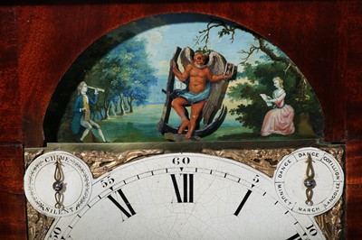 Lot 117 - A MID 18TH CENTURY SIX TUNE MUSICAL FUSEE TABLE CLOCK WITH AUTOMATA SIGNED MARRIOT, FLEET STREET