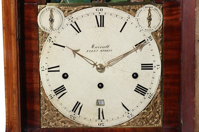 Lot 117 - A MID 18TH CENTURY SIX TUNE MUSICAL FUSEE TABLE CLOCK WITH AUTOMATA SIGNED MARRIOT, FLEET STREET