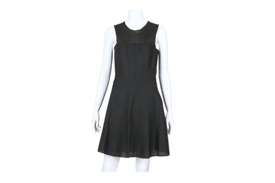 Lot 105 - Christian Dior Black Fit and Flare Dress - size 40