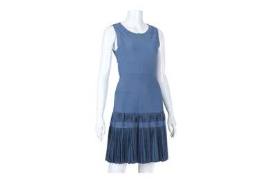 Lot 84 - Alaia Cornflower Blue Dress - size 42