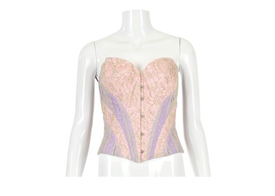 Lot 58 - Christian Lacroix Pink and Purple Bustier - size 40
