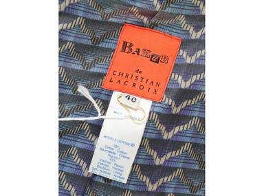Lot 77 - Christian Lacroix Bazar Blue Jacket - size 40