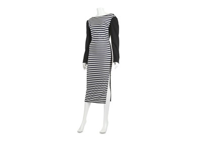 Lot 80 - Jean Paul Gaultier Femme Navy Striped Dress - size 42