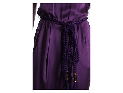 Lot 90 - Tom Ford for Gucci Purple Silk Jumpsuit - size 40