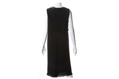 Lot 108 - Chanel Black Wool Dress - size 46