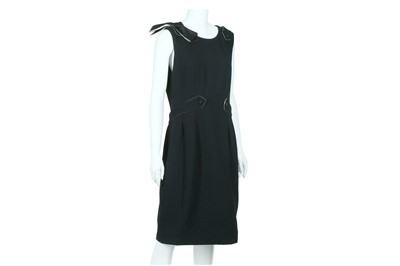 Lot 110 - Chanel Black Crepe Dress - size 46