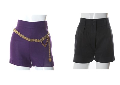 Lot 89 - Azzedine Alaia and Moschino Shorts - size 38 and 34