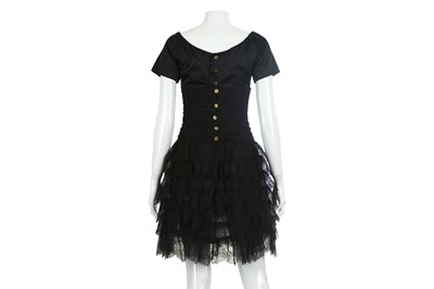 Lot 113 - Chanel Black Lace Cocktail Dress