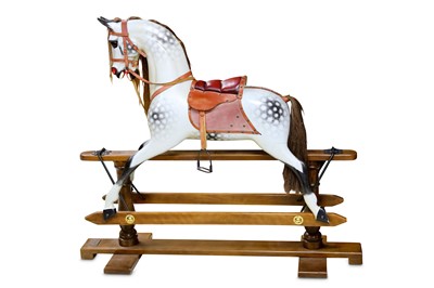 Lot 860 - A Stevenson Brothers 1996 wooden rocking horse,...