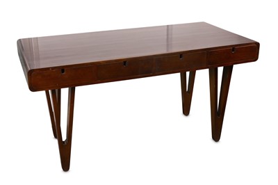 Lot 758 - A 20th Century design desk or console table,...