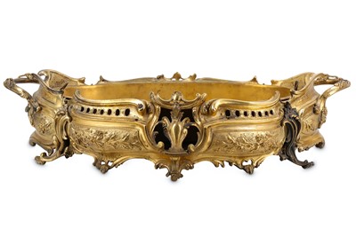 Lot 82 - A LATE 19TH CENTURY FRENCH GILT BRONZE...
