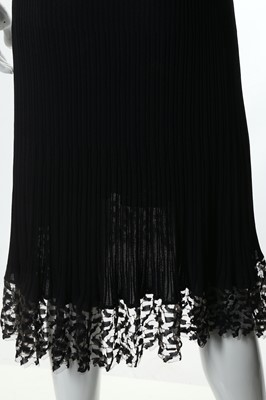 Lot 104 - Chanel Black and Lace dress - size 38
