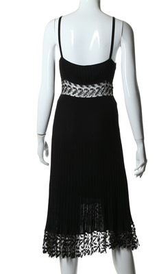 Lot 104 - Chanel Black and Lace dress - size 38