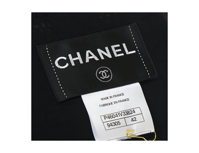 Lot 102 - Chanel Black Bolero Jacket - size 42
