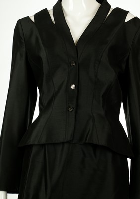 Lot 138 - Thierry Mugler Black Skirt Suit - size 42
