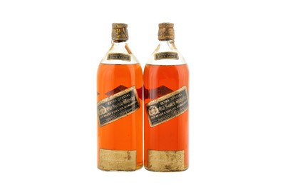 Lot 443 - 2 Bottles of Johnnie Walker Black Label circa...