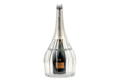 Lot 15 - Bollinger crystal ice bucket with 1 Magnum of...