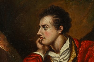 Lot 30 - A PORTRAIT OF LORD BYRON England, 19th century,...