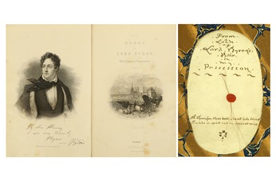 Lot 1 - TWO VOLUMES OF THE WORKS OF LORD BYRON WITH...