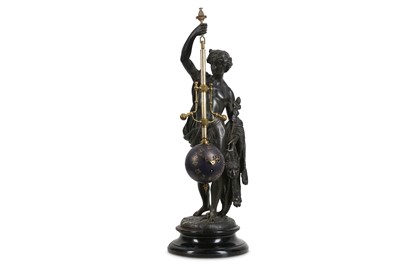 Lot 217 - A LATE 19TH CENTURY AND LATER FRENCH SPELTER...
