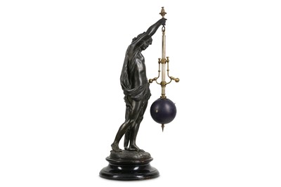 Lot 217 - A LATE 19TH CENTURY AND LATER FRENCH SPELTER...