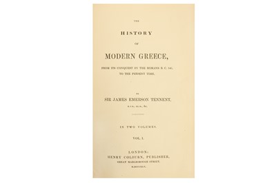 Lot 67 - TENNENT'S MODERN GREECE Emerson (Sir James,...