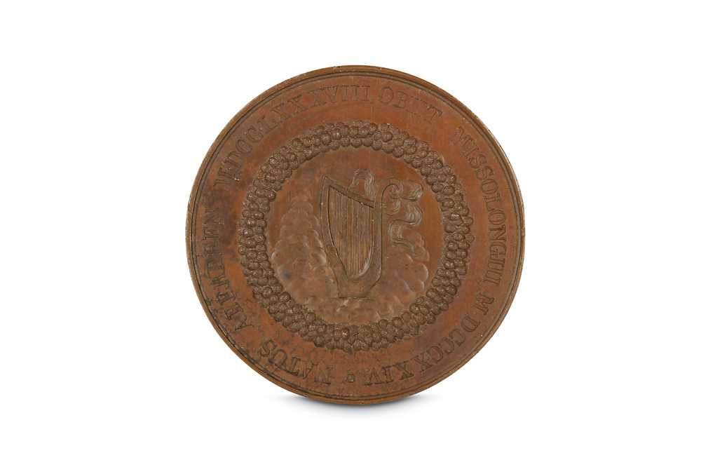 Lot 5 A COMMEMORATIVE BRONZE MEDALLION FOR LORD