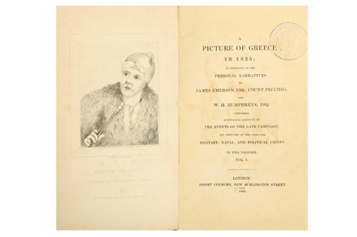 Lot 68 - A FIRST EDITION OF PICTURE OF GREECE IN 1825...