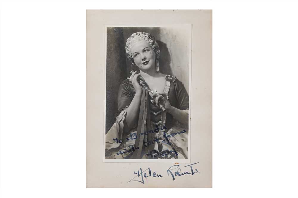 Lot 16 - Autograph Album.- Actors & Opera Singers
