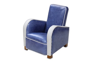 Lot 867 - An Art Deco period child's armchair, recently...