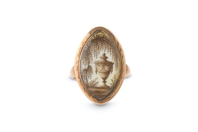 Lot 323 - A MOURNING RING, CIRCA 1782 The ivory...