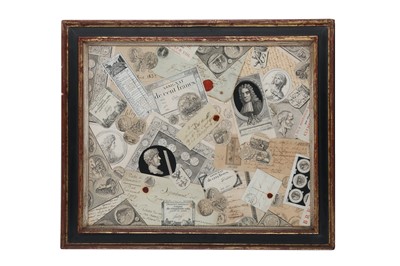 Lot 264 - TWO NINETEENTH CENTURY COLLAGES made up of...