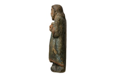 Lot 2 - A RARE 13TH CENTURY GOTHIC PERIOD CARVED AND...