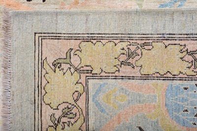 Lot 15 - ARTS & CRAFTS STYLE CARPET approx: 8ft.10in. x...