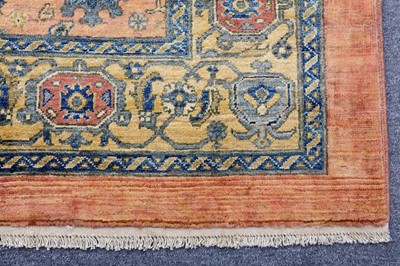 Lot 21 - FINE CARPET OF MAHAL DESIGN approx: 6ft.10in....